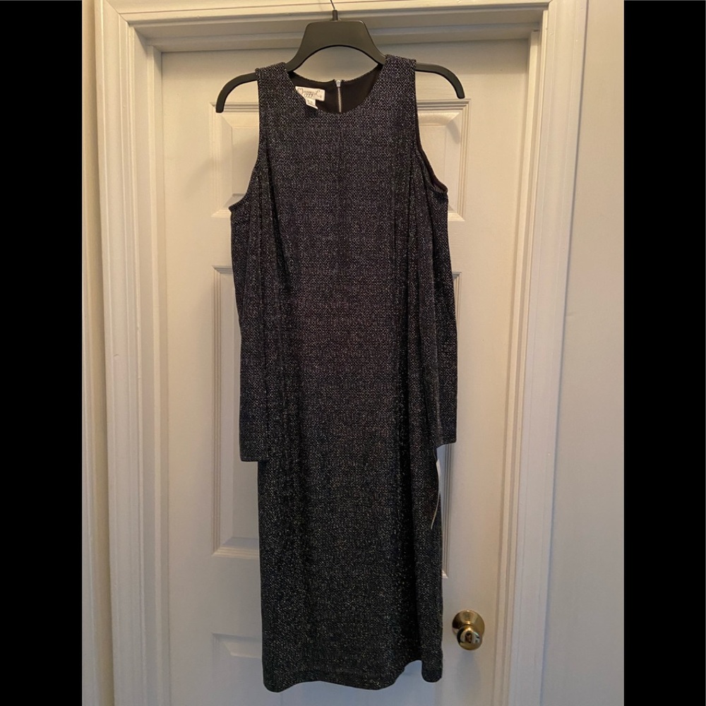 Nagy L Cold Shoulder Cocktail Dress Size 14 NWT
